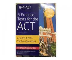 2.	Kaplan-8 Practice Tests for ACT-2nd Edition